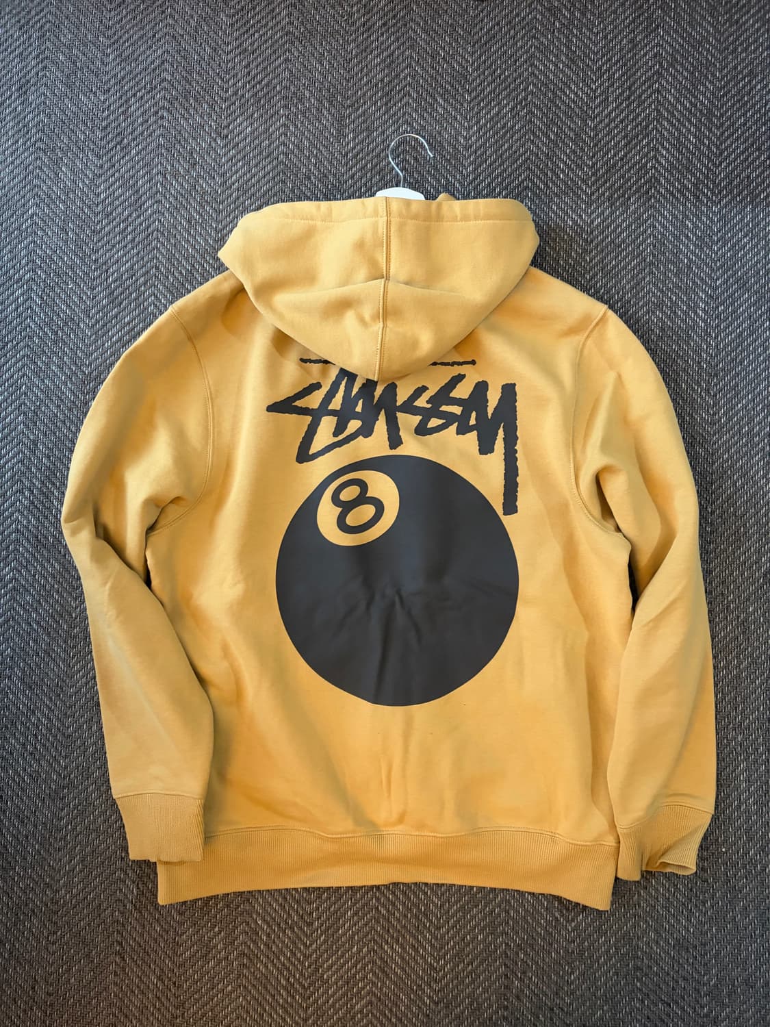 스투시 8볼 후드 L 카키옐로우 상품이미지1
