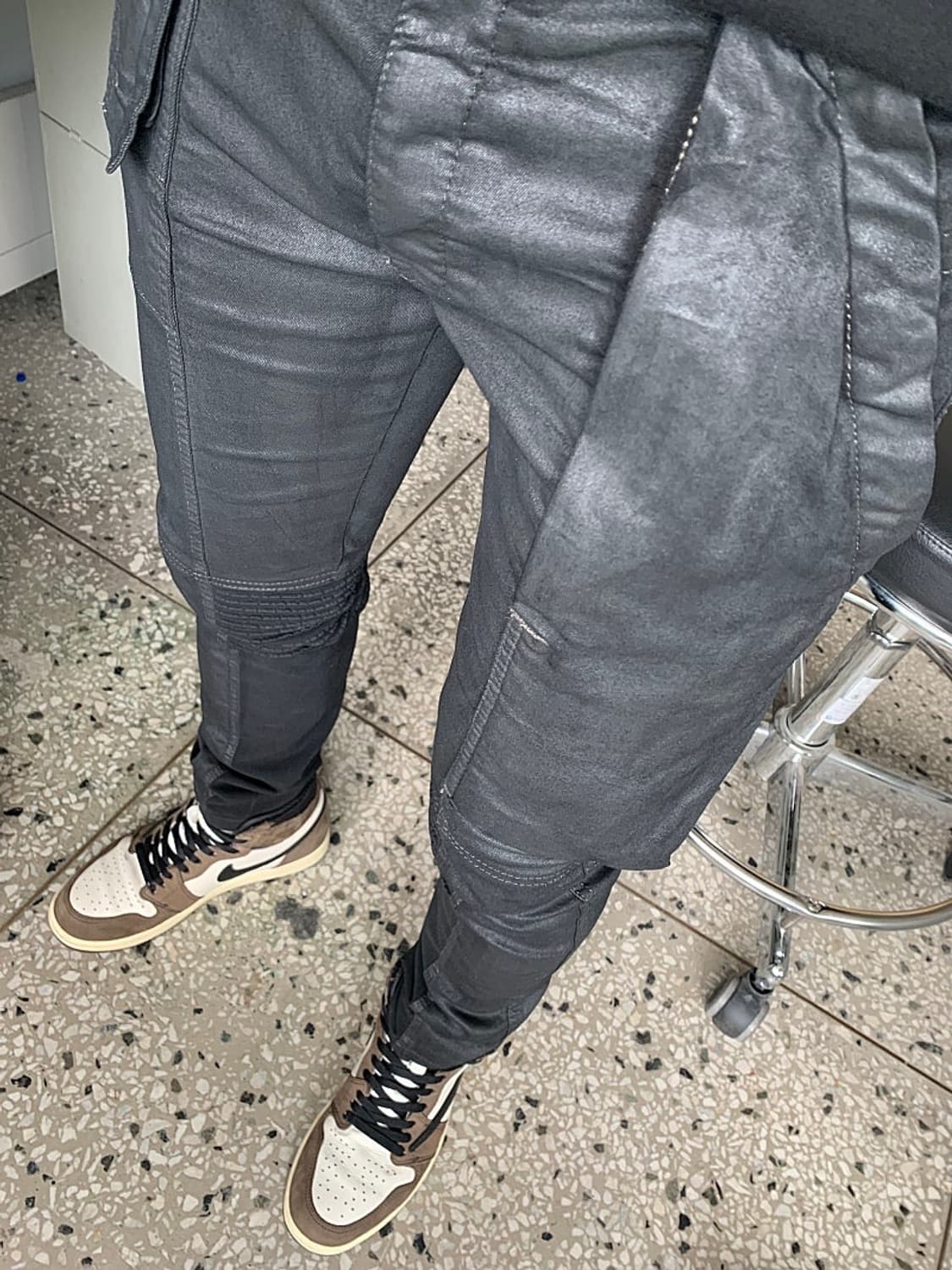 릭오웬스 멤피스 코팅진 (노앞가리개vr) 상품이미지5