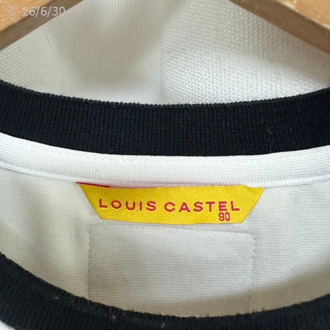 루이까스텔 여자 골프 스판 반팔티 화이트 90 상품이미지4