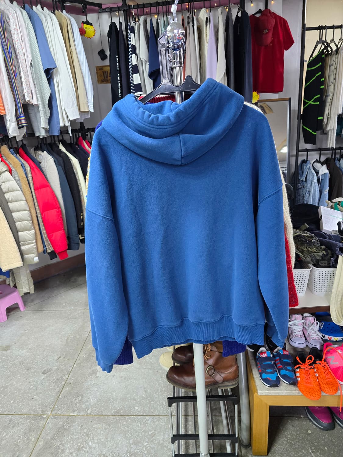 스파오 기모 후드티 블루 (1294) 상품이미지2