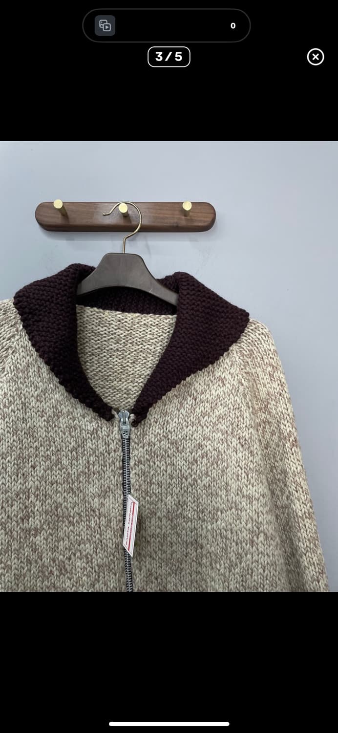 빈티지 니트 집업 자켓 A3441 상품이미지3