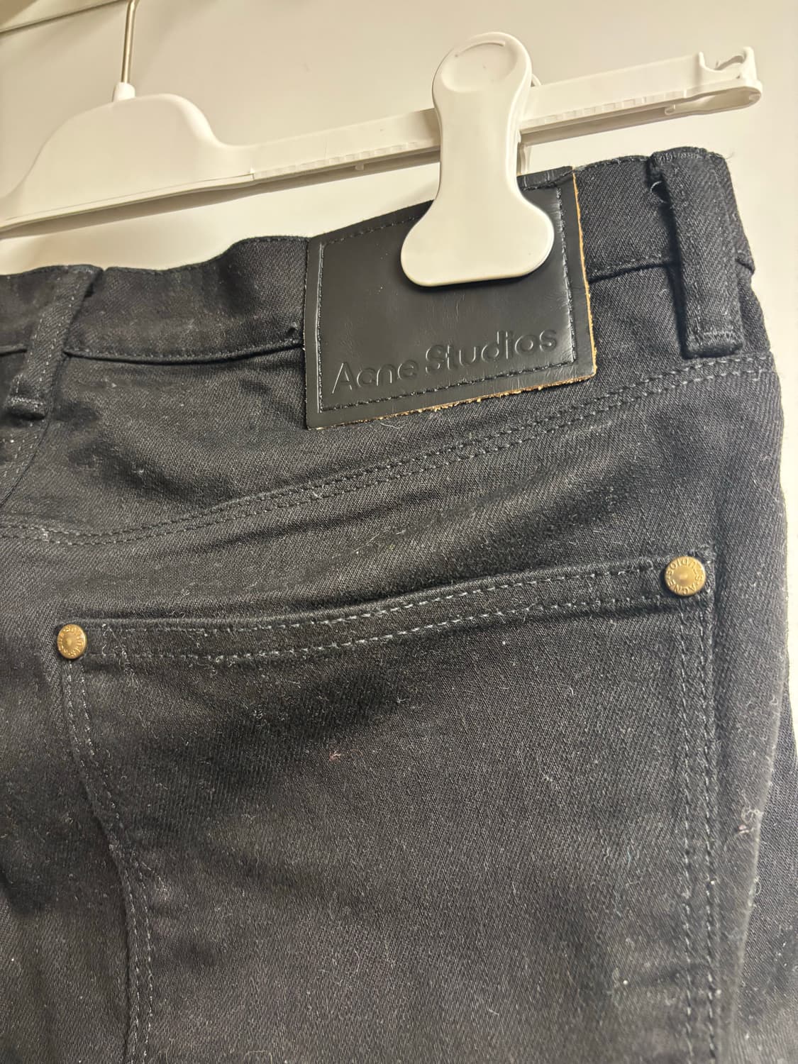 [31X30] 아크네 맥스스테이 진 블랙 상품이미지4