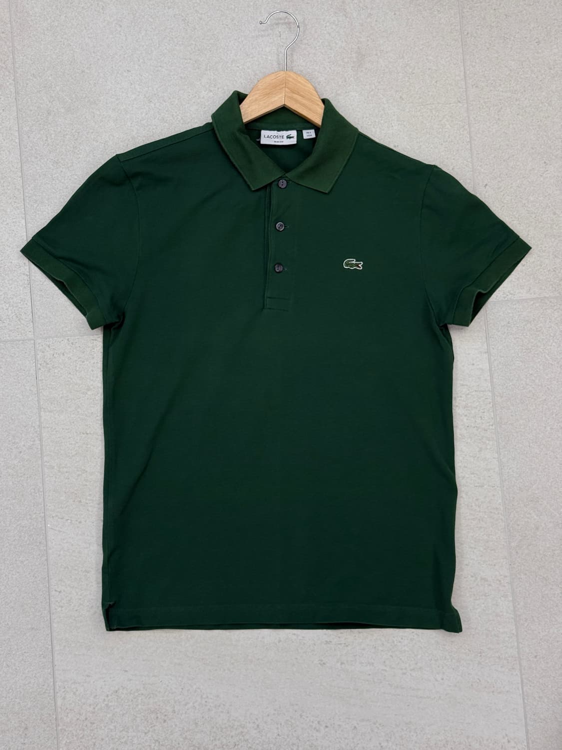 라코스테 폴로티 반팔티 딥그린 M(4)  상품이미지1