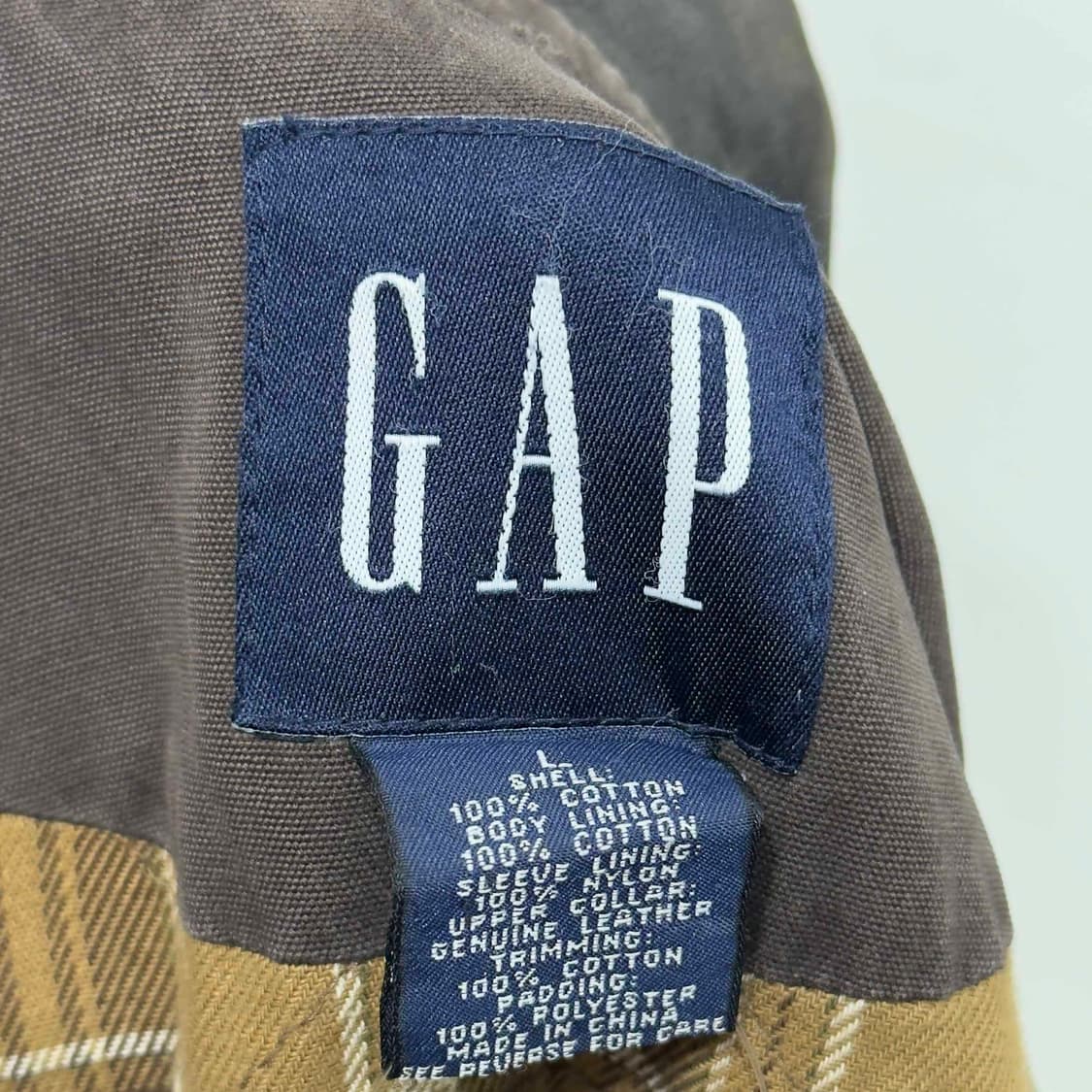 올드갭 레더 카라넥 헌팅 자켓 상품이미지6