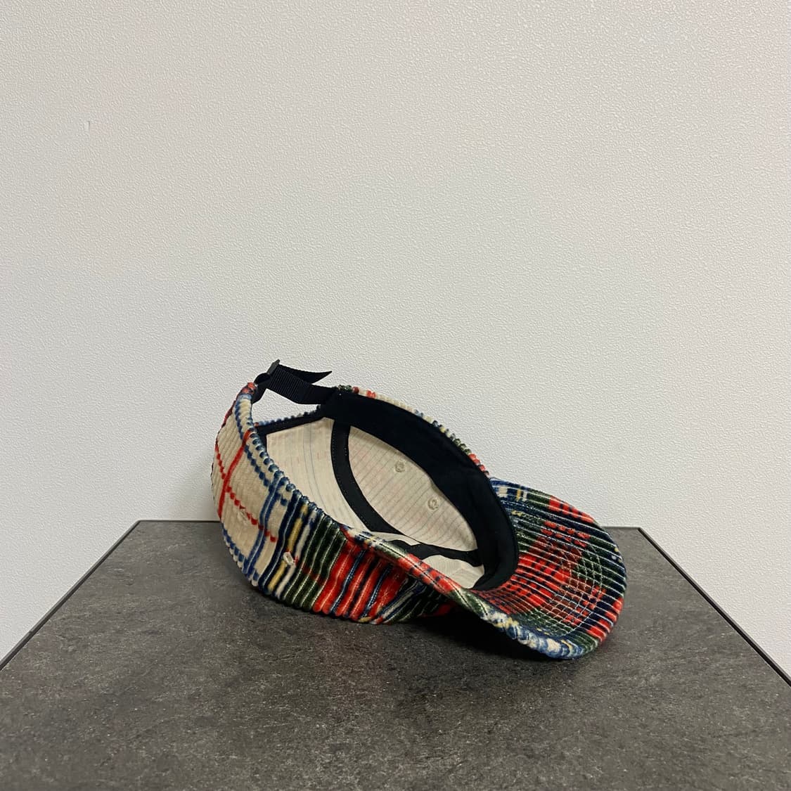 (OS) 슈프림 박스로고 캠프캡 모자 코듀로이 플레이드 체크 상품이미지7