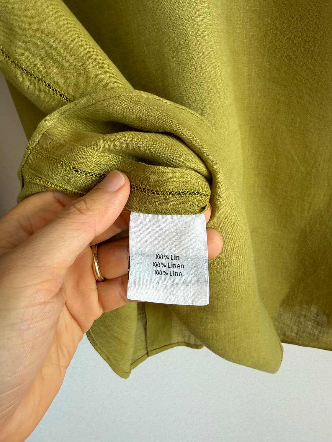 에르메스(HERMES) 린넨 셔츠(FRANCE) 상품이미지9