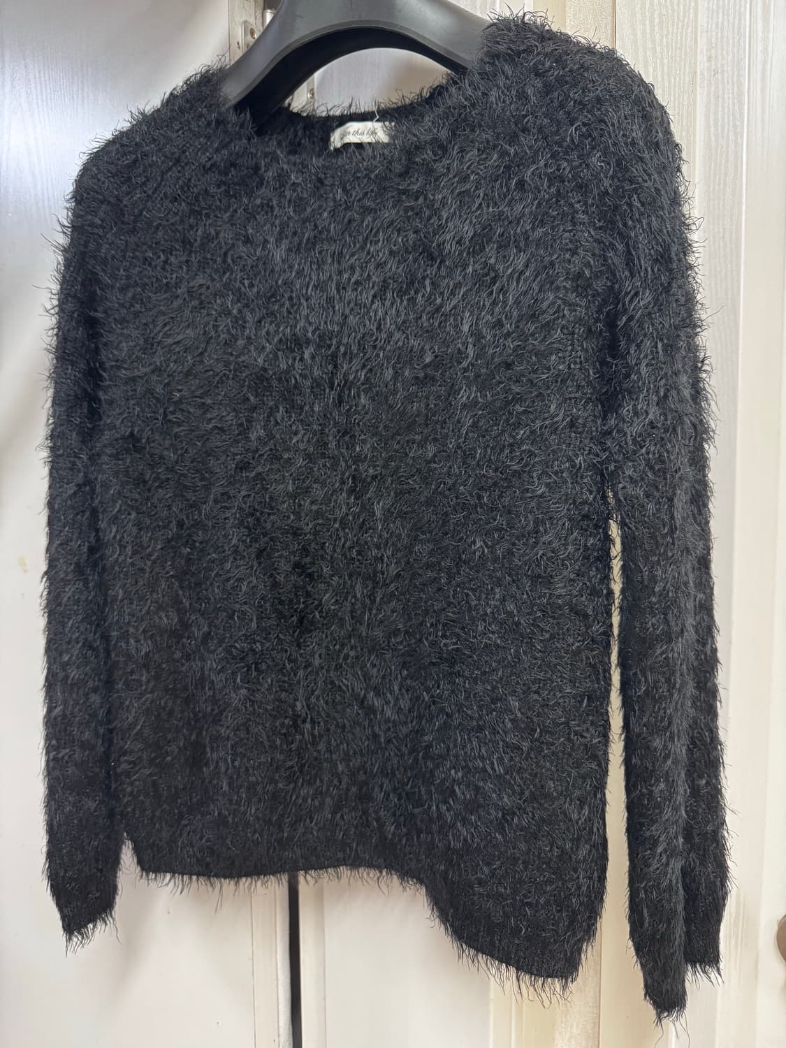 Black fur knit 상품이미지3