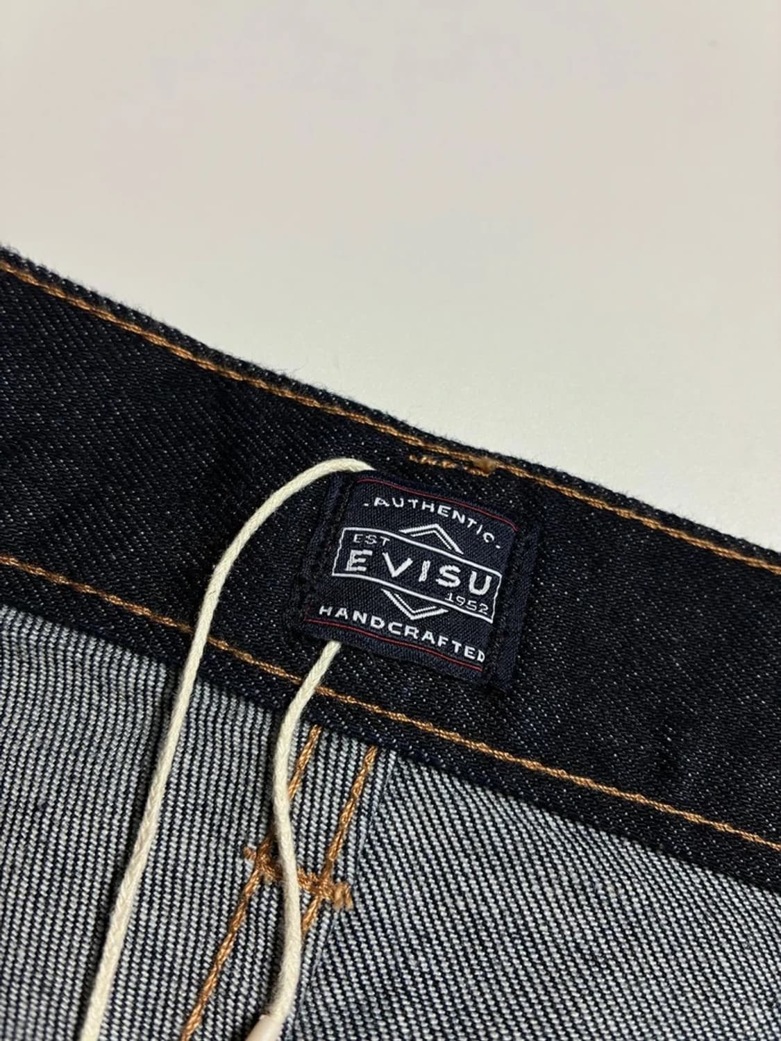 에비수 EVISU 24SS 갈매기 로고 자수 데님 반바지 R2324 상품이미지6