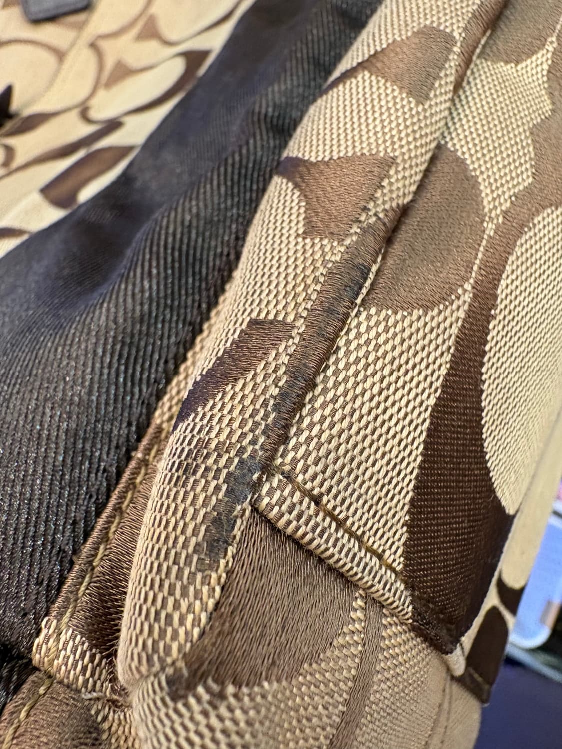 코치 시그니처 캔버스 토트백-Coach Signature Canvas 상품이미지4