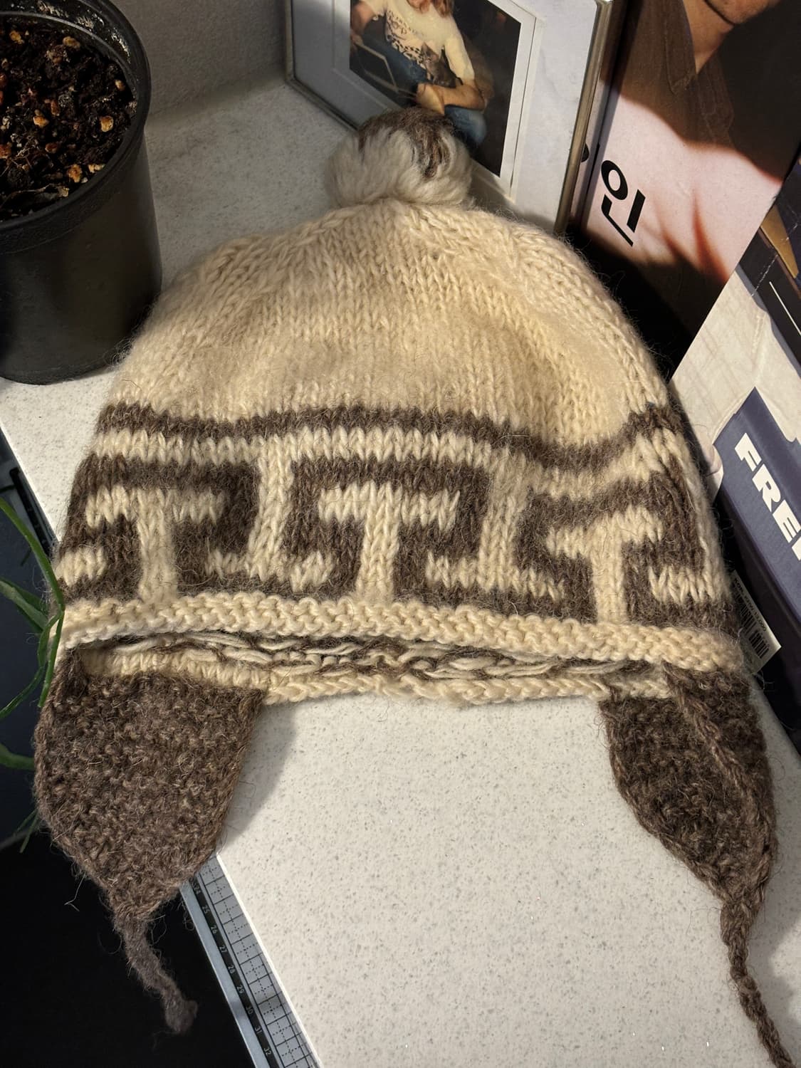 알파카 네팔 이어플랩 비니 상품이미지3