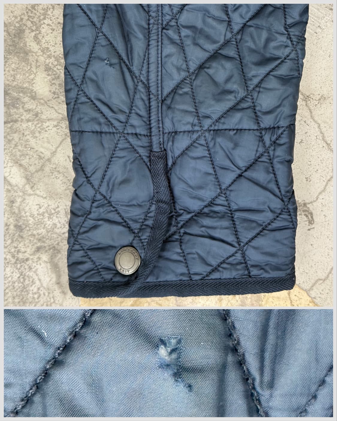 Burberry Brit Navy Quilted Jacket 상품이미지9