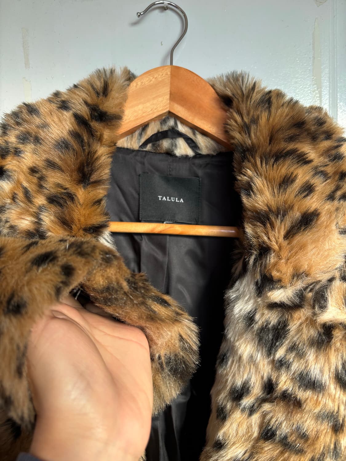 레오파드 퍼코트/캐나다 ARITZIA 퍼자켓 S,M 상품이미지6