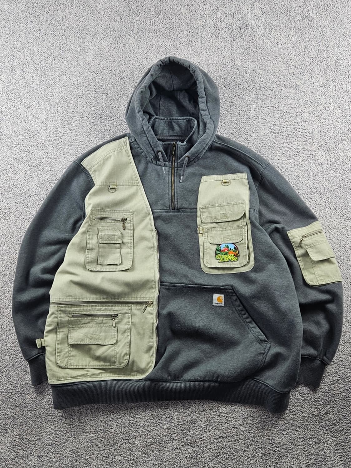 칼하트 포켓 베스트 커스텀 스웻 후드 티셔츠 ( 3XL ) / 10987 상품이미지1
