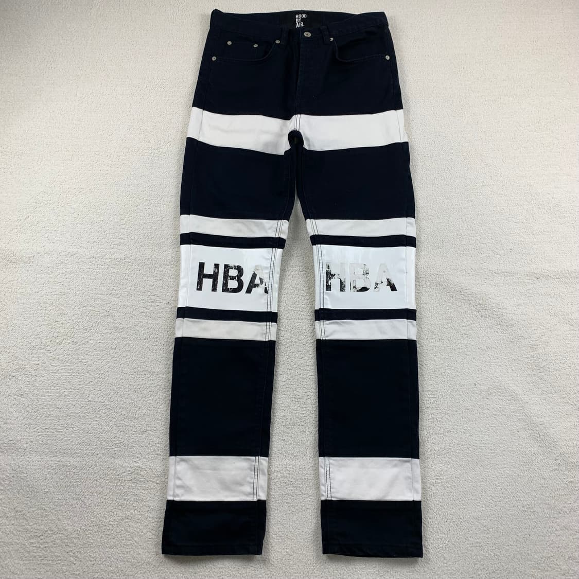 후드바이에어 HBA 로고 블랙 하키 팬츠  상품이미지1