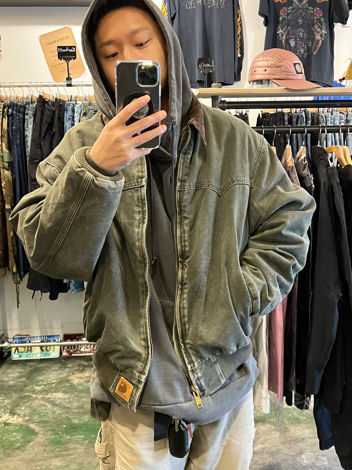 00's [2XL]OG 칼하트 J14MOS 산타페 자켓 칼하트 디트로이트 상품이미지5