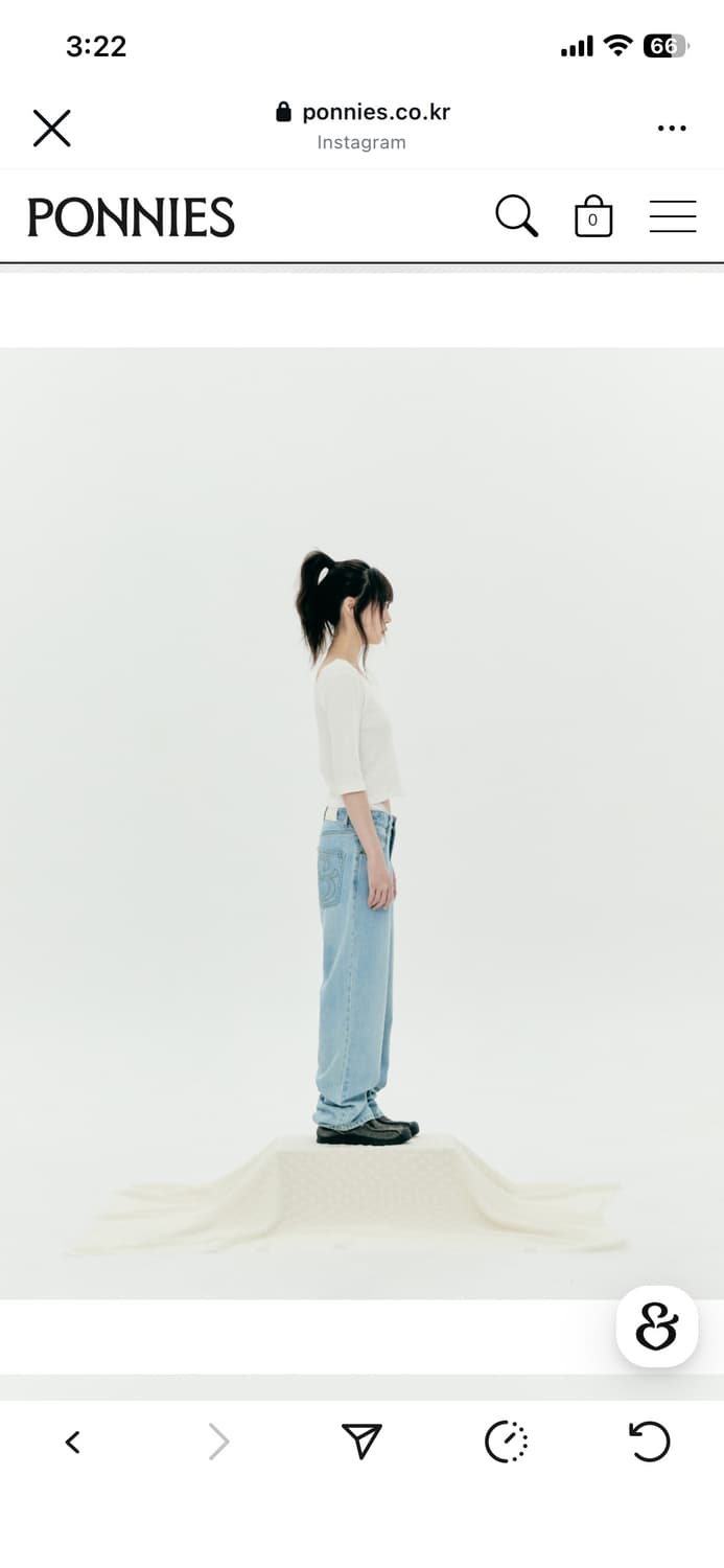 포니즈 921 미드 라이즈 진스 상품이미지3