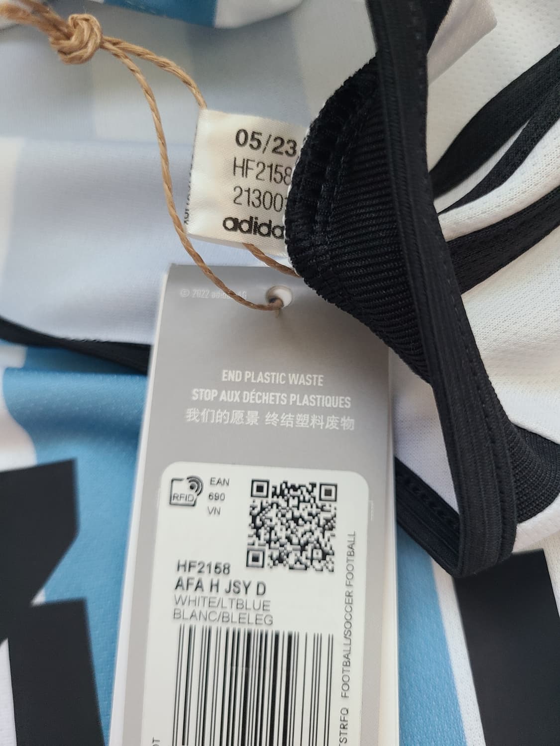 22/24 아디다스 아르헨티나 메시 2성 월드컵 우승 저지 (US L) 상품이미지6