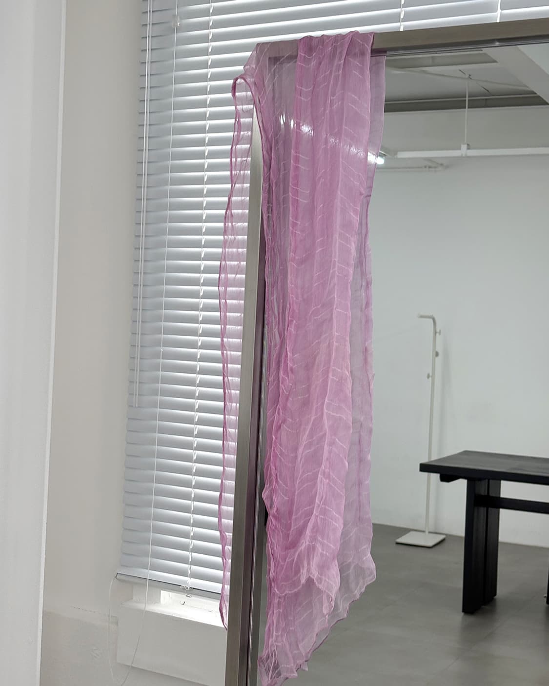 airy candy pink sheer scarf 상품이미지3