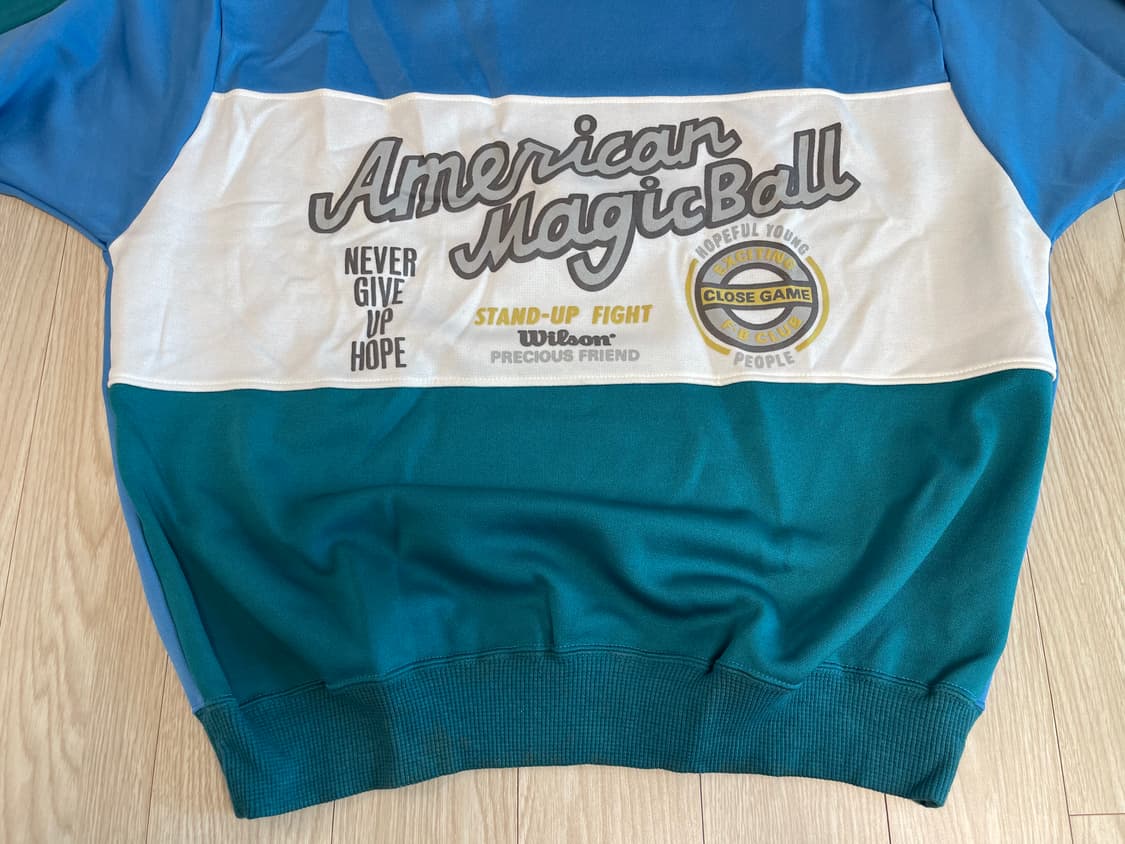 윌슨 90s 올드 스웻셔츠 맨투맨 7번 Wilson OLD 1990 XL 상품이미지6