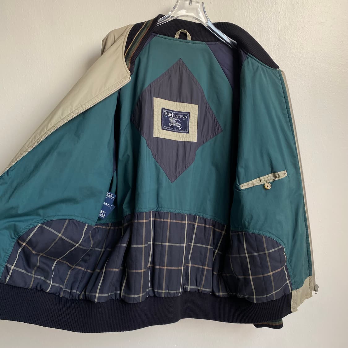 🌊80-90 old burberrys bomber jacket 상품이미지4