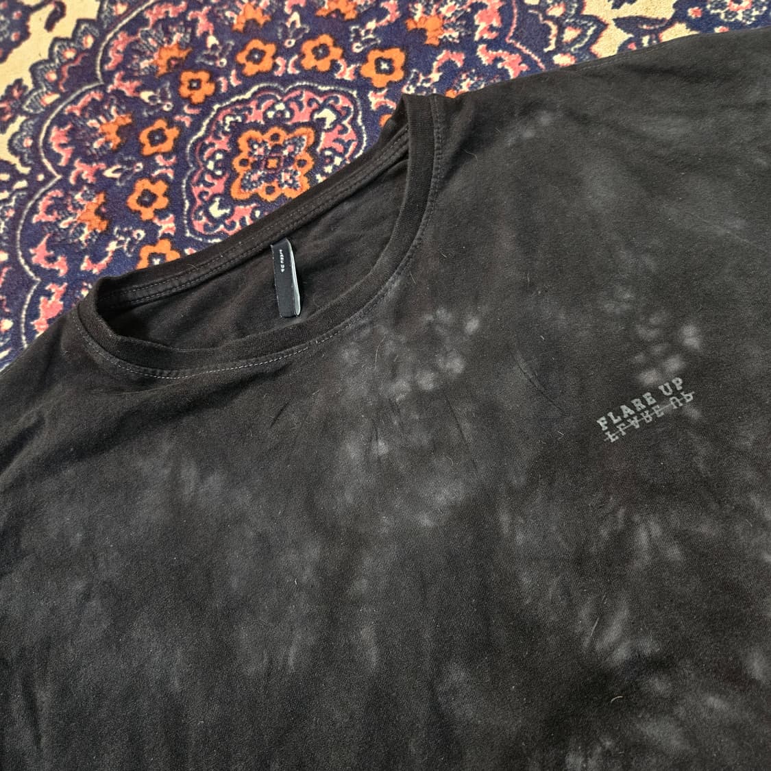 플레어업(Flareup) 워시드 백 레터링 루즈핏 반팔티 2 상품이미지6