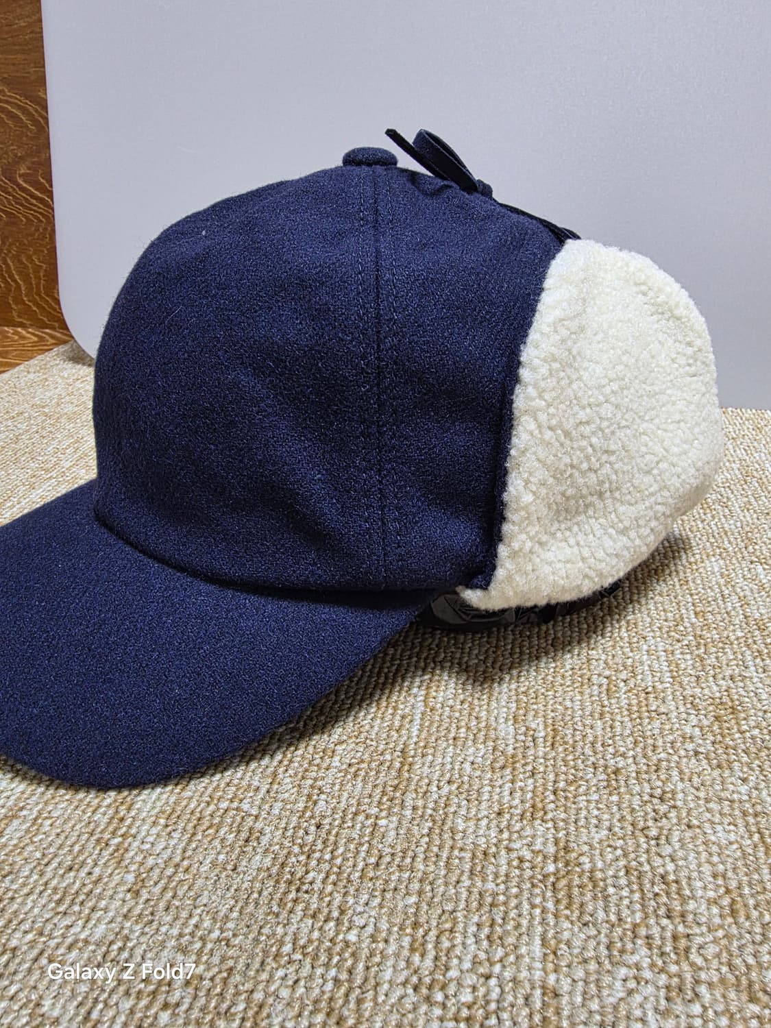 라코스테 울 솔리드 트래퍼 귀달이 모자 상품이미지4