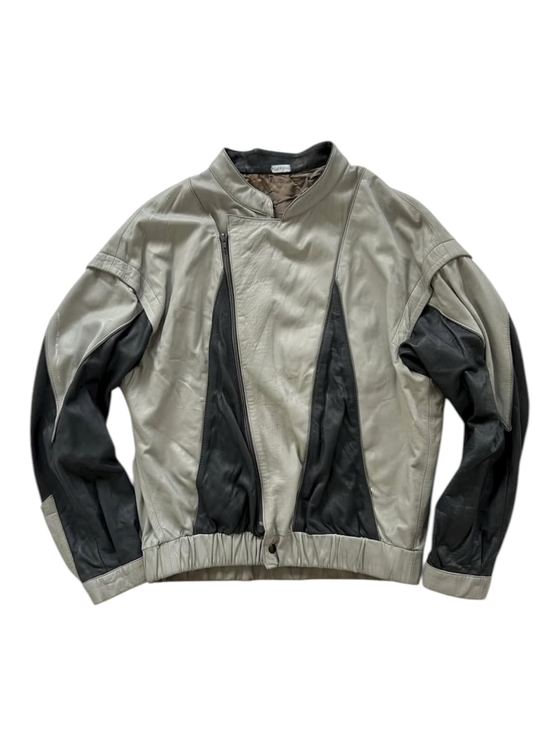 VINTAGE Two-tone panel rider jacket 상품이미지1