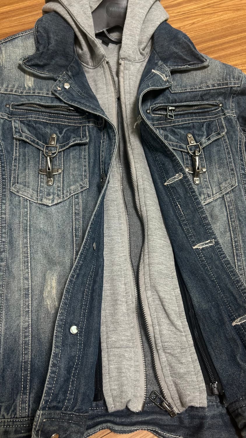 인더아틱 데님자켓 (후드 탈부착 가능) 상품이미지3