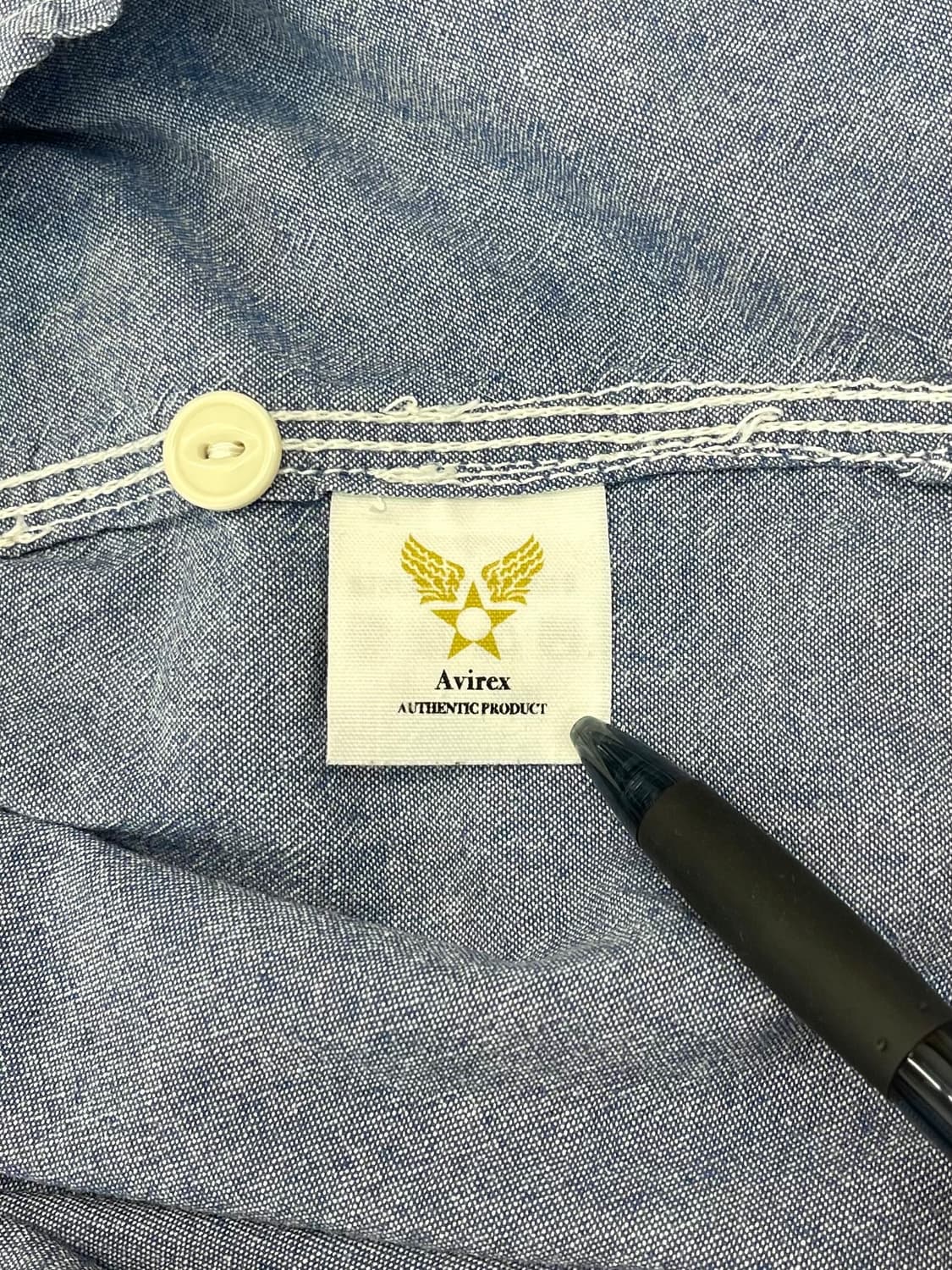 (95) 아비렉스 샴브레이 워크 셔츠 상품이미지7