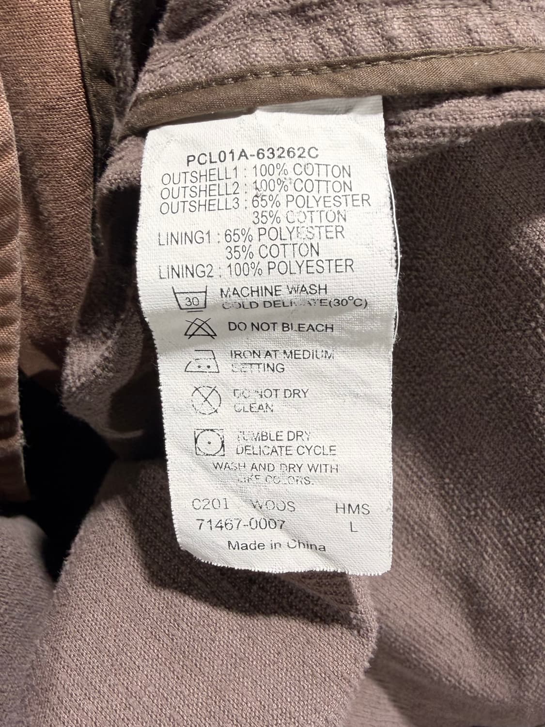 L 리바이스 4포켓 코듀로이 브라운 클래식 블레이저 상품이미지7