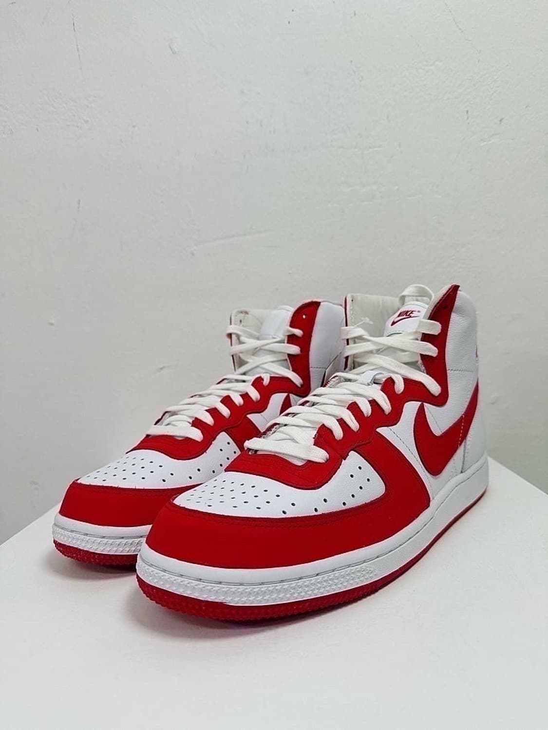 (정품/새상품) 나이키 X 꼼데가르송 남성 레드 터미네이터 하이 스니커즈 상품이미지1