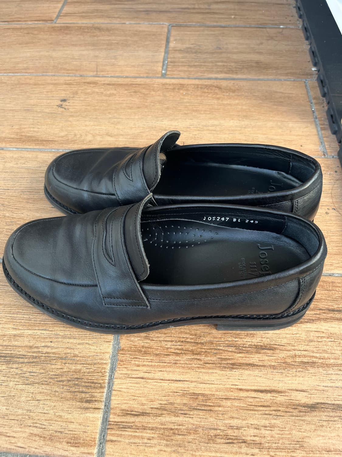 조셉트 모건 블랙 로퍼 말가죽 비브람 상품이미지3