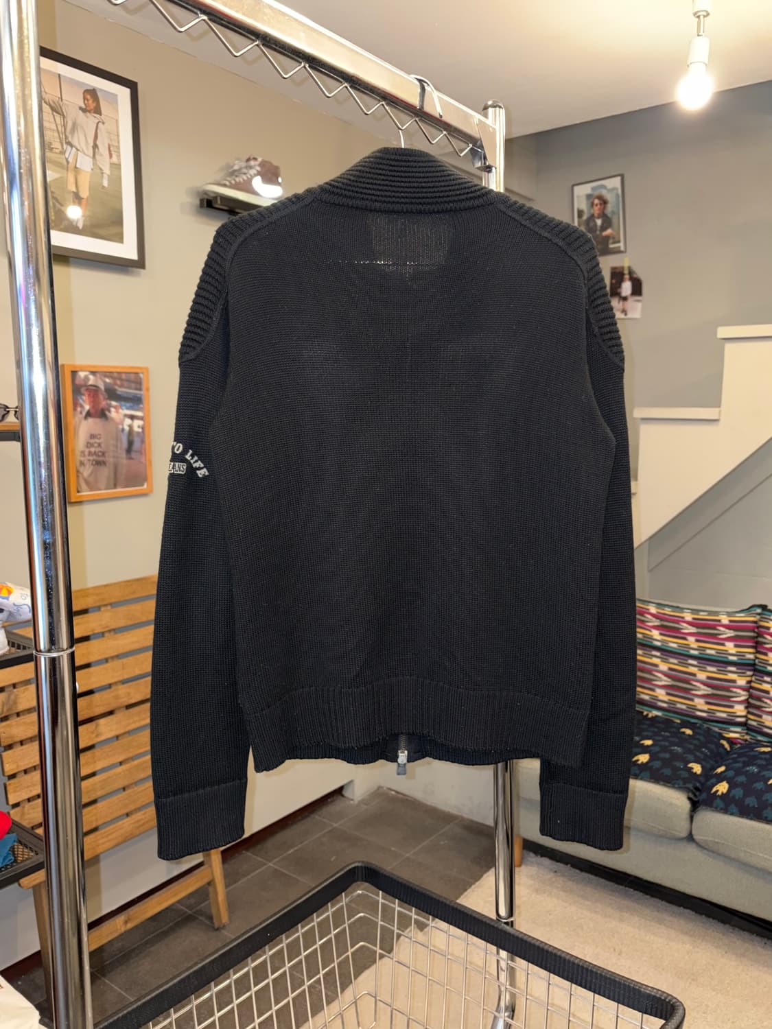 Armani Jeans 81 motorcycle knit zip-up 상품이미지10