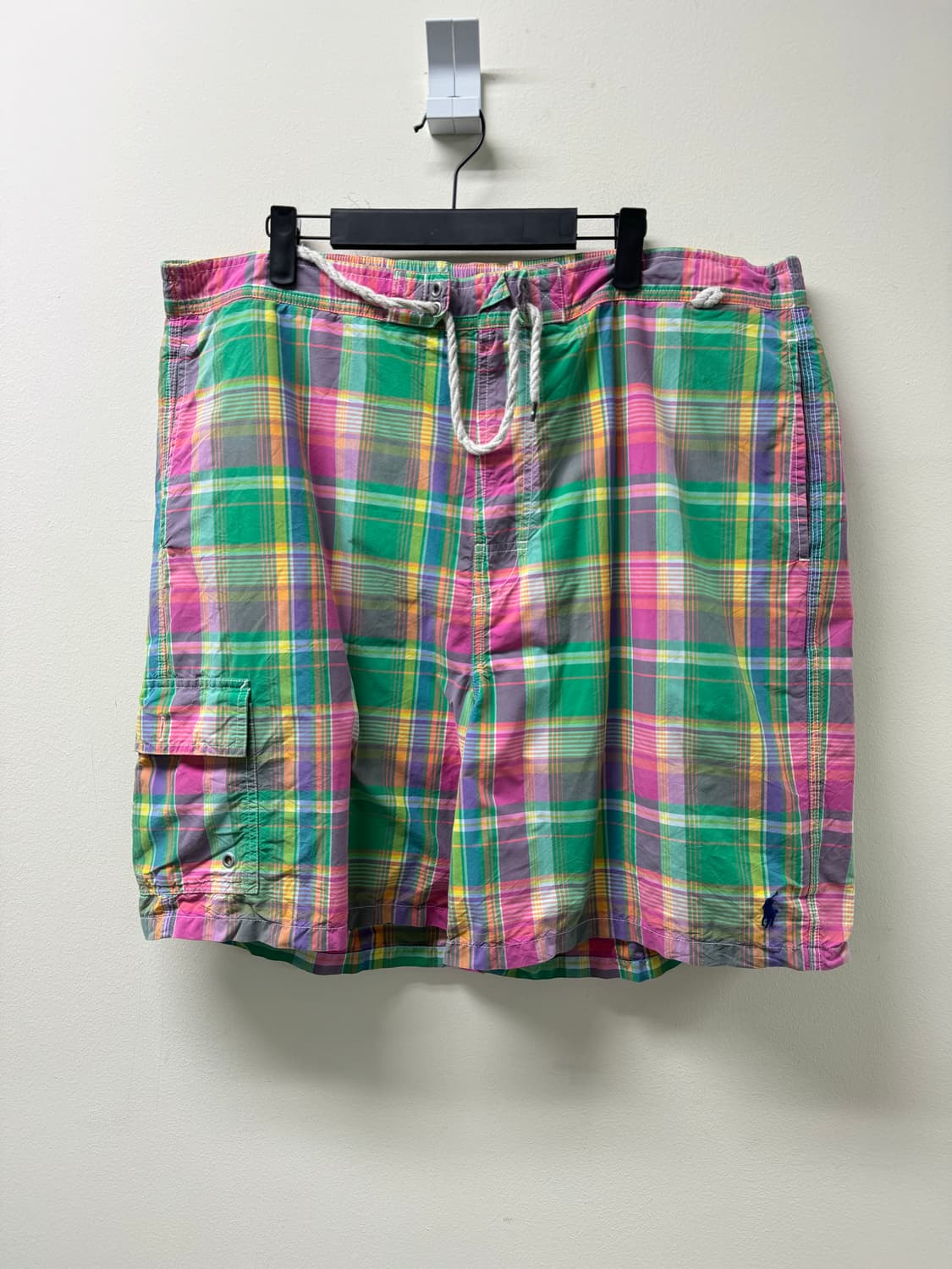 PRL 폴로 랄프로렌 마드라스 체크 패턴 반바지  상품이미지1