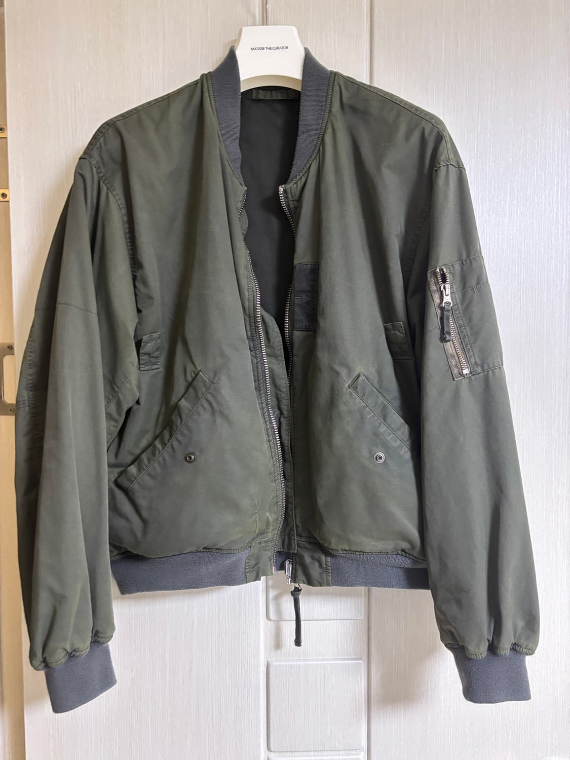 폴리테루 유즈드 마원 MA1 올리브 그린 2 초판 상품이미지3