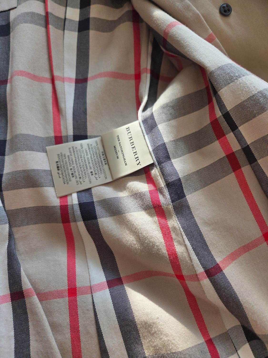 버버리 샌드링엄 트렌치 코트 상품이미지3