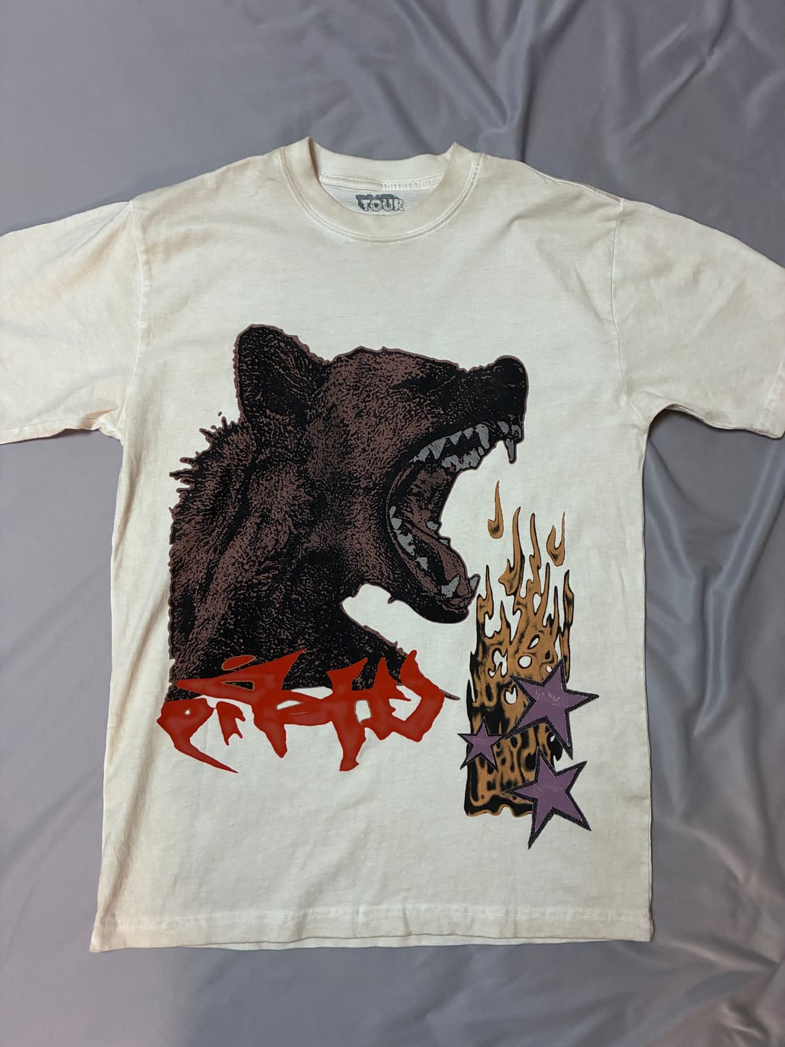 트래비스 스캇 내한 머천 반팔 m 상품이미지1