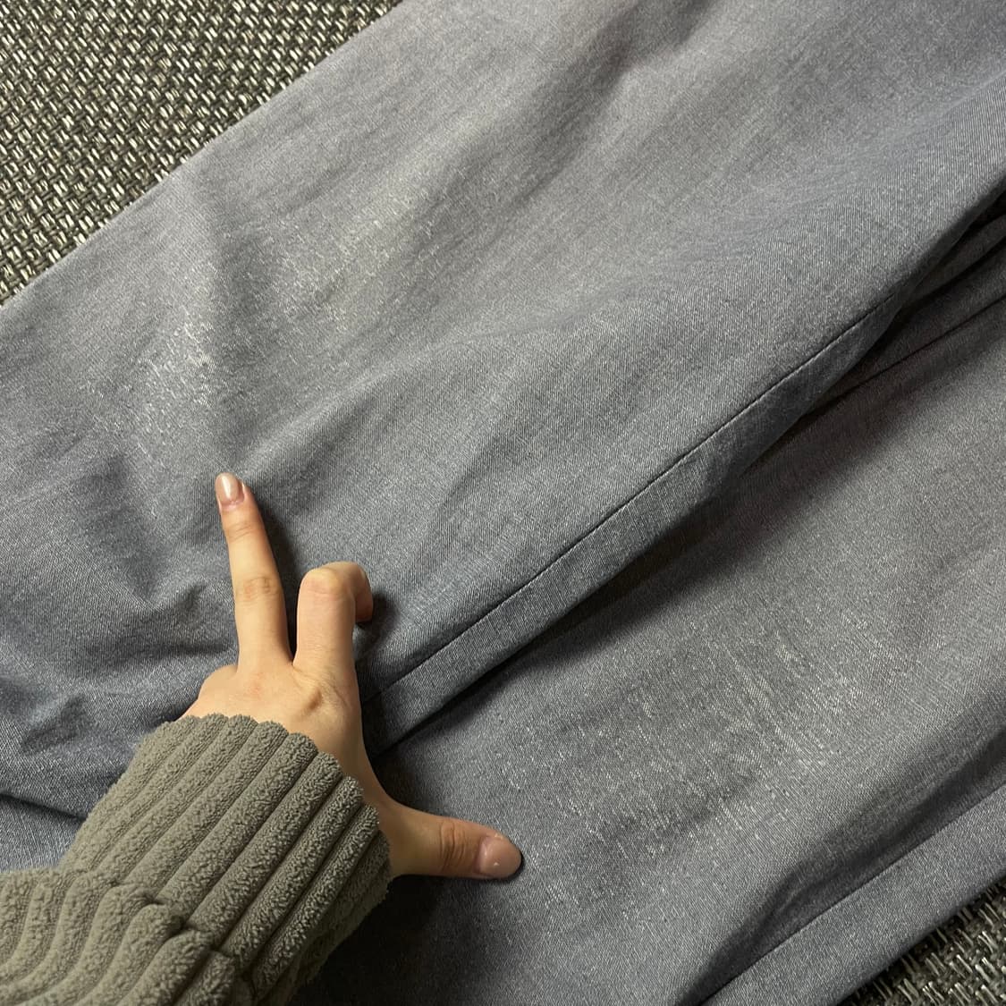 (37) 헨리코튼 그레이 코튼 스판 슬랙스 94 상품이미지3