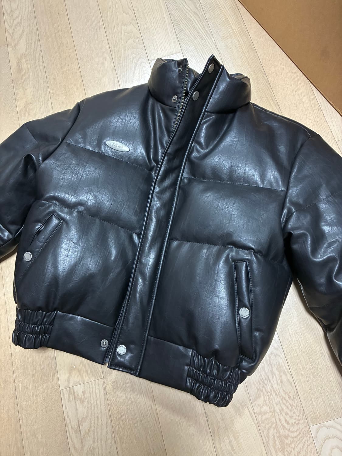 보헤미안서울 레더 덕다운 패딩 상품이미지1