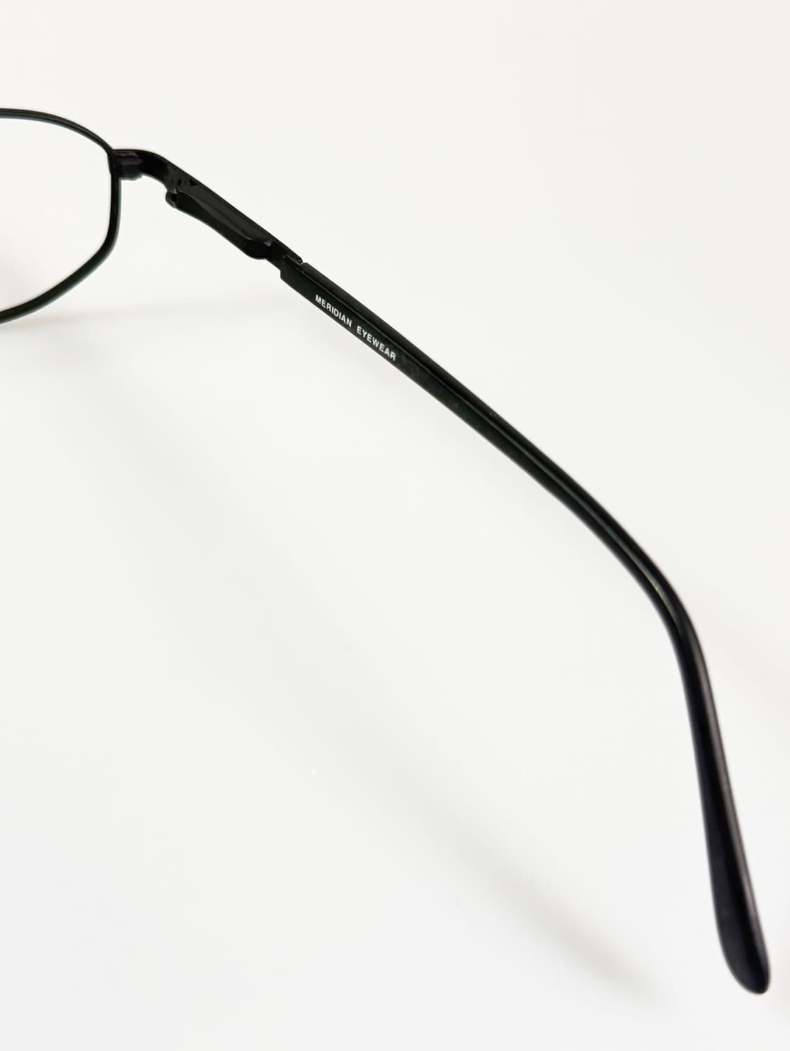 MERIDIAN 맷블랙 슬림 스퀘어 메탈 빈티지 안경 상품이미지6