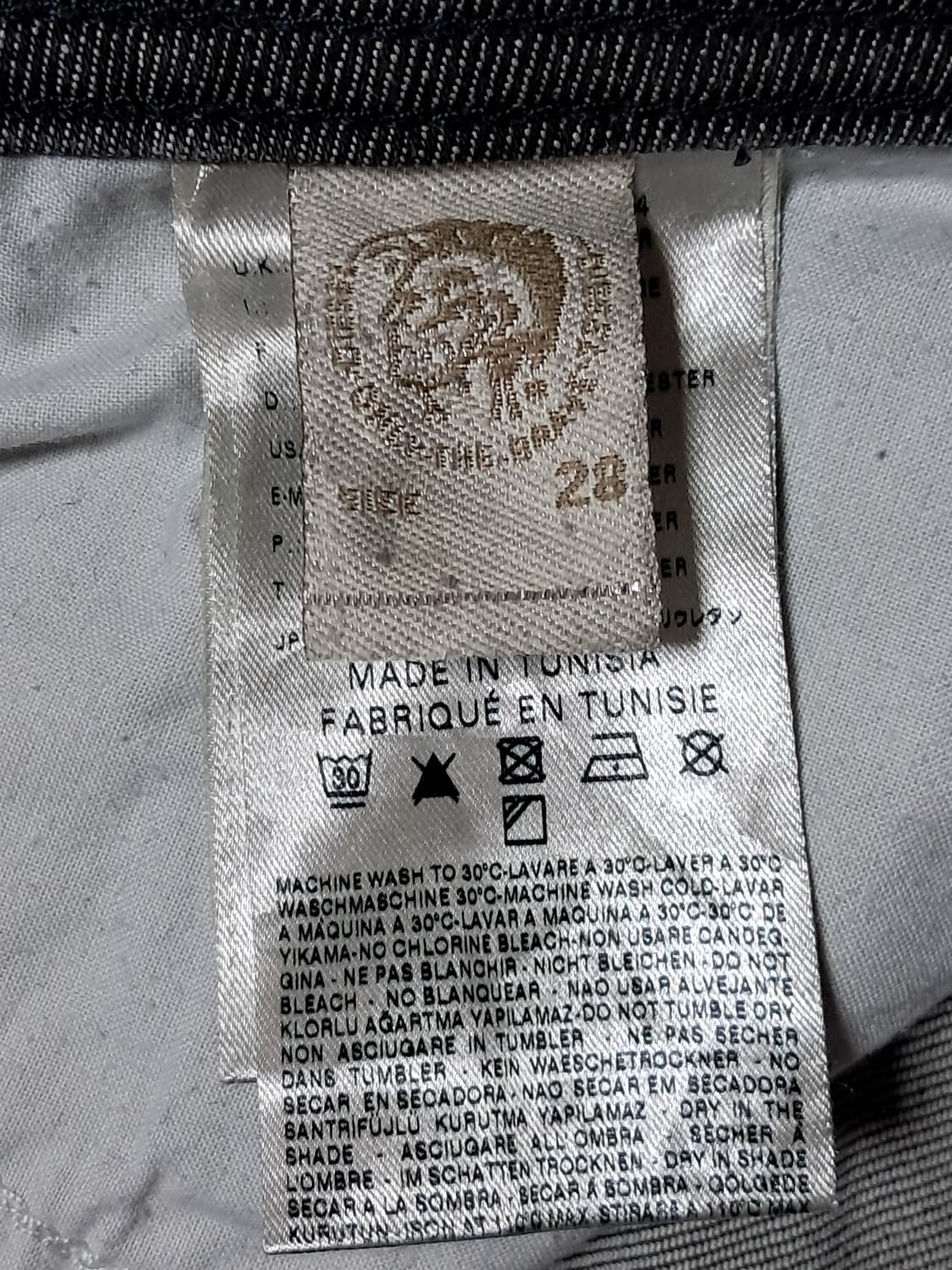 디젤 다론 청바지 28x30  상품이미지9