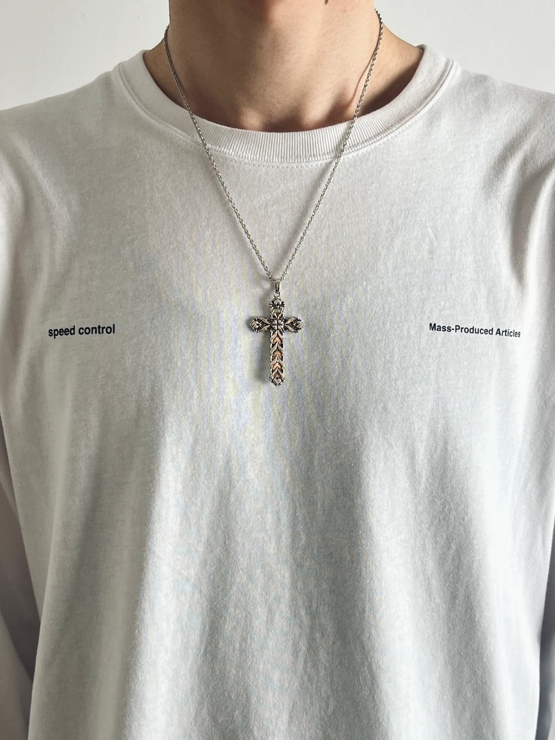 Hopeness 크로스 메탈 목걸이 상품이미지5