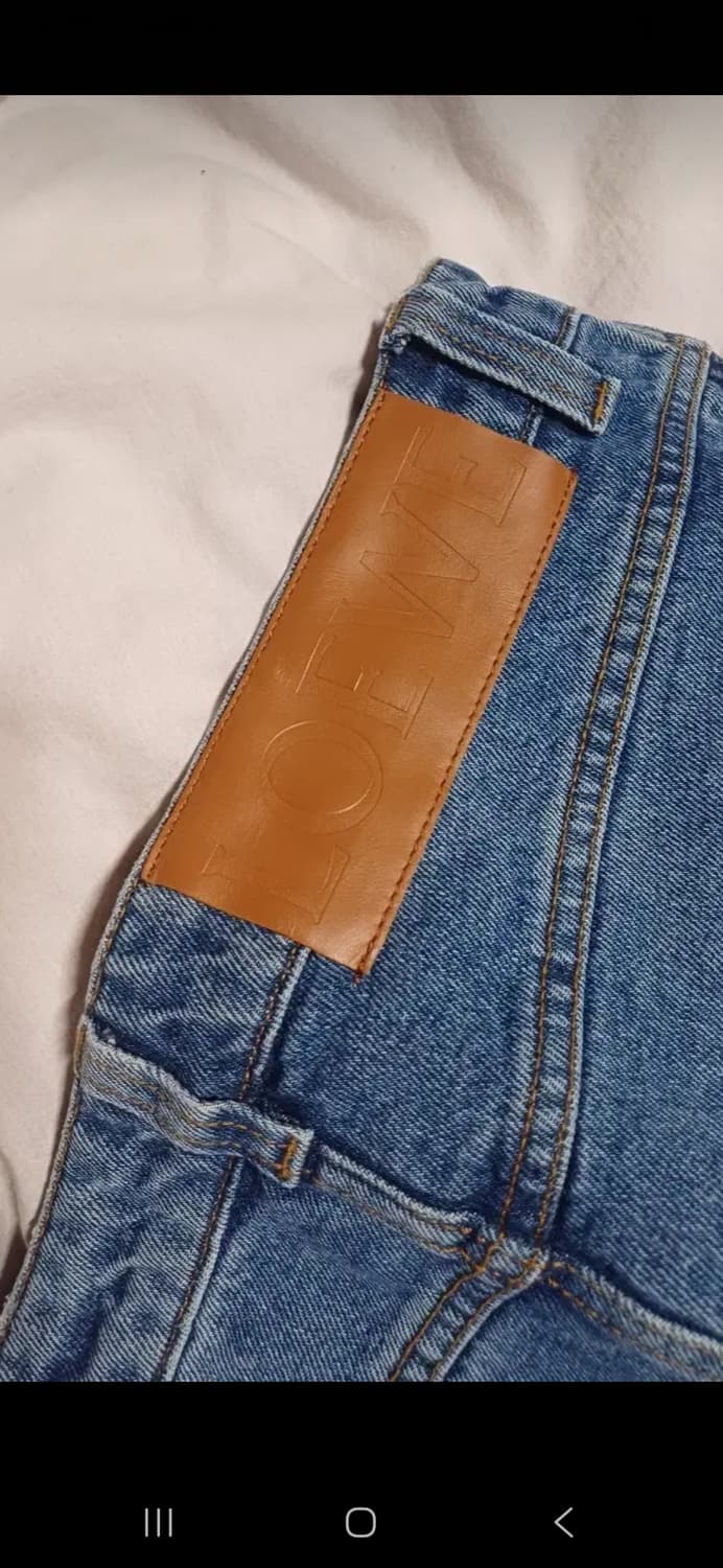 [새제품] 로에베 피셔맨 데님팬츠 청바지 턴업 loewe 여름 바캉스룩  상품이미지3