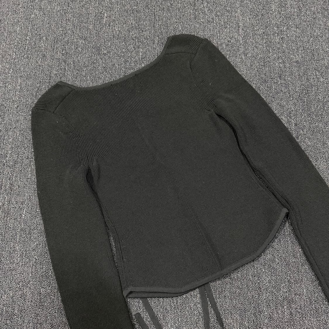 RECTO 렉토 시그니처 홀터넥 모나코 니트  상품이미지6