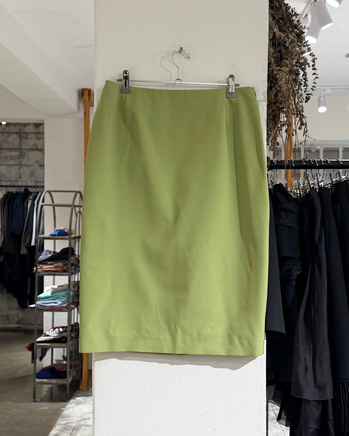 프라다 그린 폴리에스터 포켓 자켓/미디스커트 셋업 상품이미지6