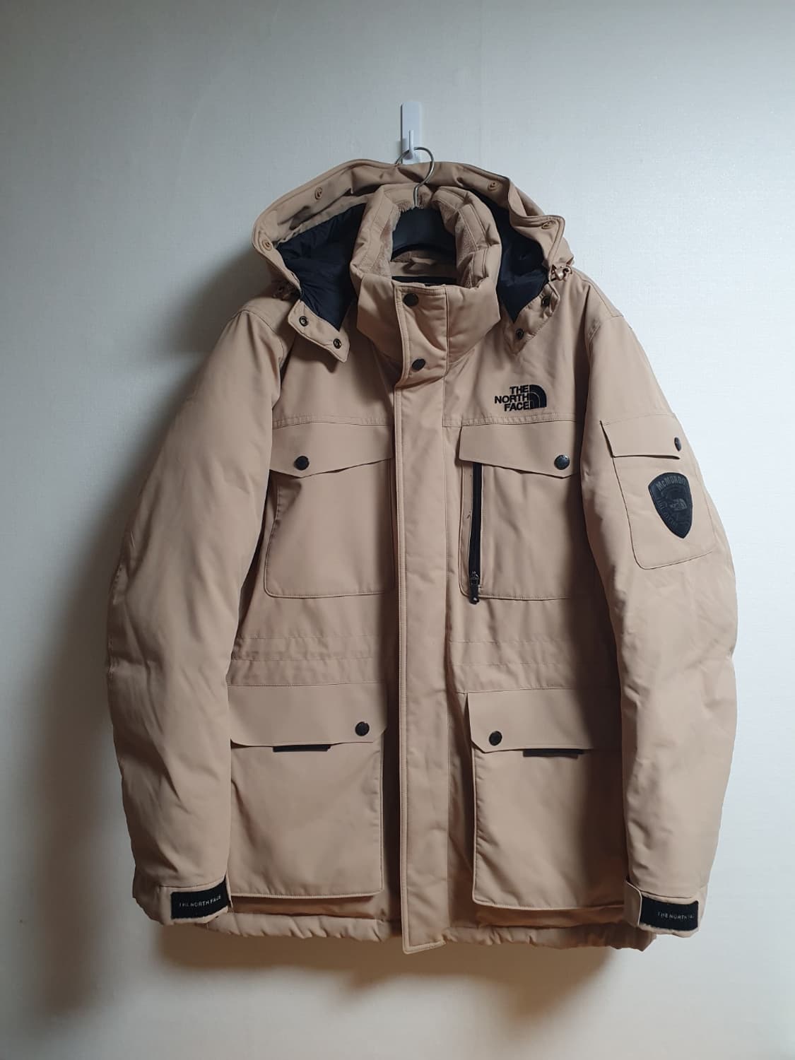 무료배송 노스페이스 구스다운패딩 MCMURDO AIR2 베이지 100 상품이미지1