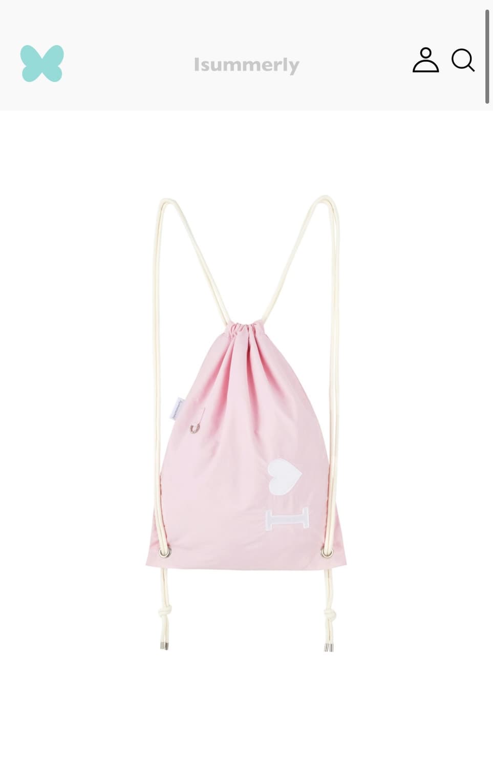 아이썸머리 girl string bag pink 상품이미지1