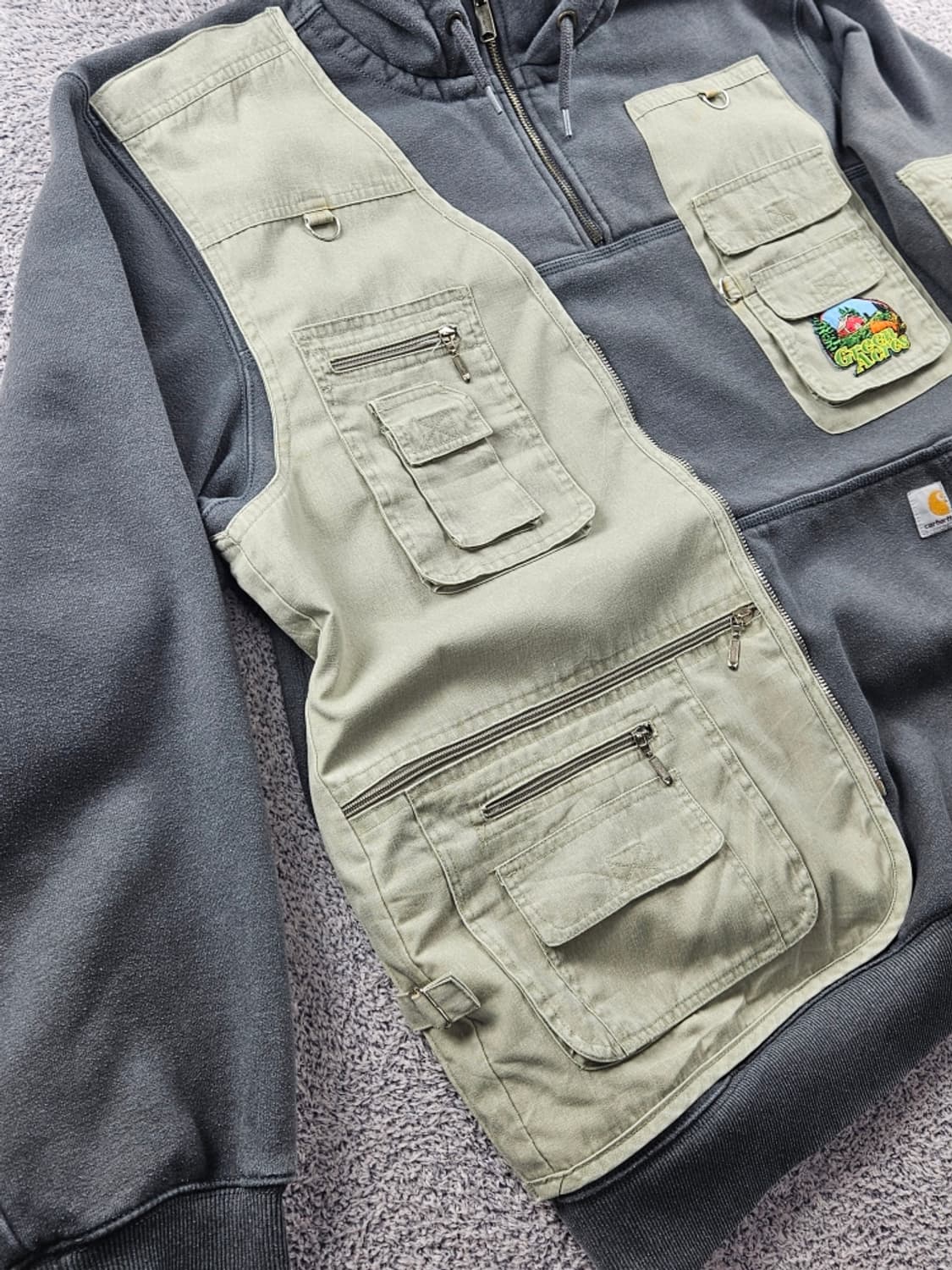 칼하트 포켓 베스트 커스텀 스웻 후드 티셔츠 ( 3XL ) / 10987 상품이미지6