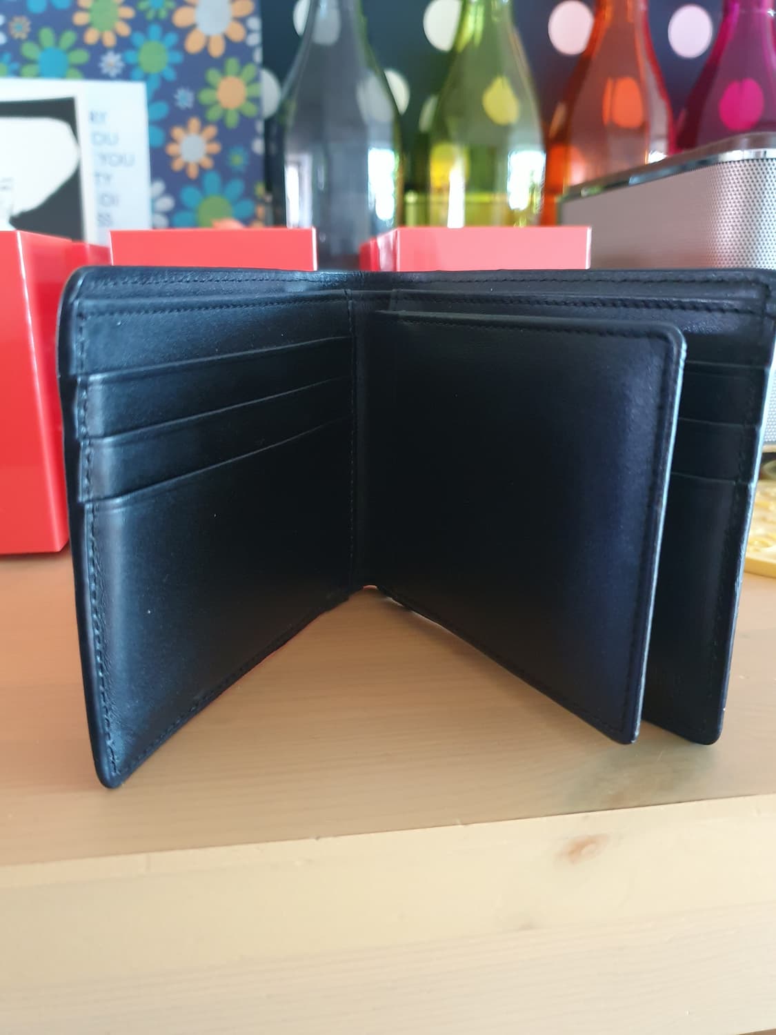 닥스 블랙 가죽 반지갑 상품이미지3