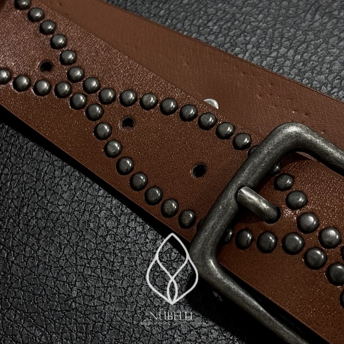 🌗 Ethnic stud belt / 에스닉 스터드 웨스턴 벨트 상품이미지6